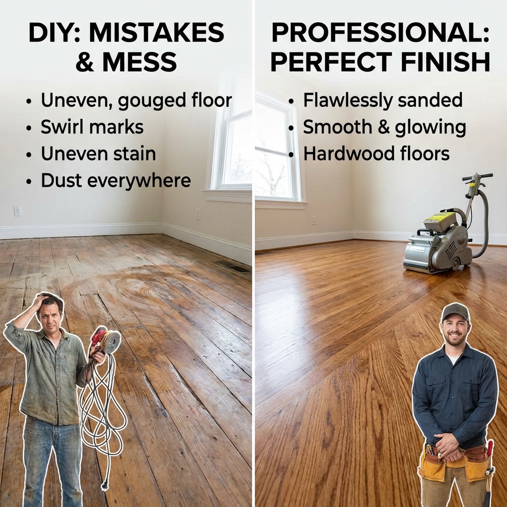 DIY Floor Sanding vs. Hiring a Professional