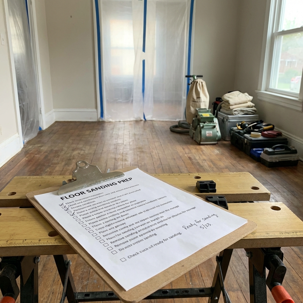 Floor Sanding Preparation: What to Do Before We Arrive