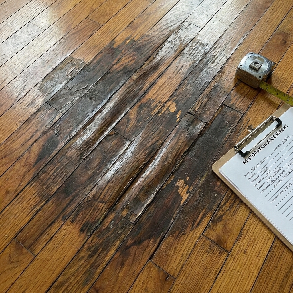 Water Damage on Wooden Floors: Repair vs. Replace